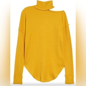 We The Free Cut Out Thermal Waffle Top